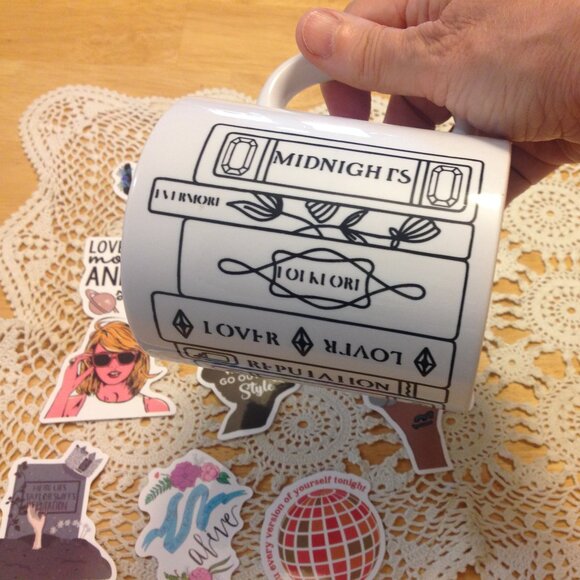 Swiftie Alert! Eras coffee cup and cellphone stickers - Picture 1 of 6